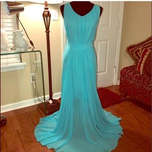 Turquoise Blue Maxi Dress